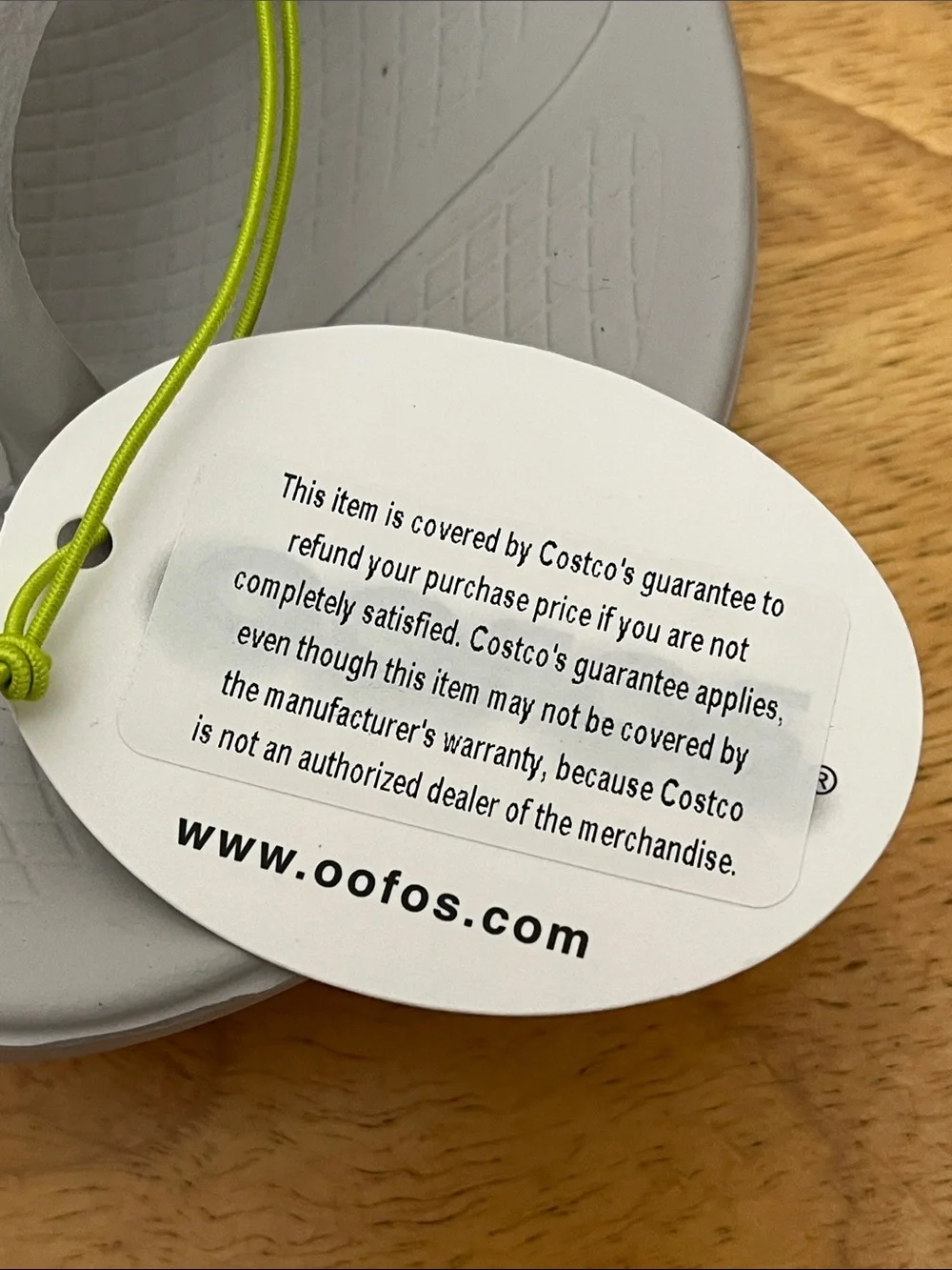 Oofos ooriginal thong recovery sandals moonstone women’s size 6 men’s 4